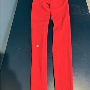 lululemon Size 0 Red Leggings